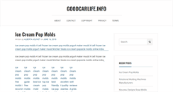 Desktop Screenshot of goodcarlife.info